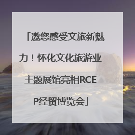 邀您感受文旅新魅力！怀化文化旅游业主题展馆亮相RCEP经贸博览会