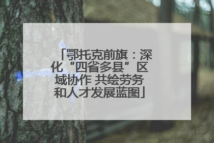 鄂托克前旗：深化“四省多县”区域协作 共绘劳务和人才发展蓝图