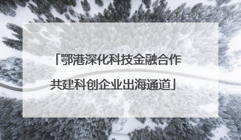 鄂港深化科技金融合作 共建科创企业出海通道