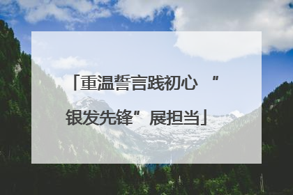 重温誓言践初心 “银发先锋”展担当