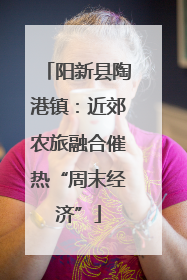 阳新县陶港镇：近郊农旅融合催热“周末经济”