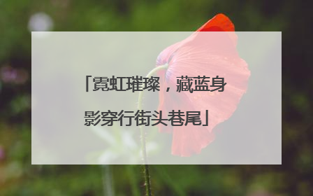 霓虹璀璨，藏蓝身影穿行街头巷尾