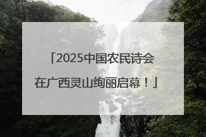 2025中国农民诗会在广西灵山绚丽启幕！