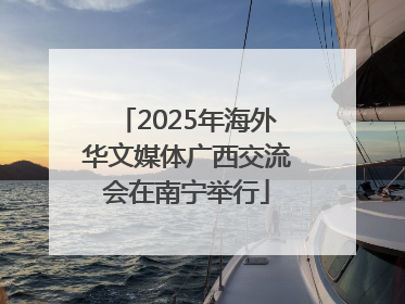 2025年海外华文媒体广西交流会在南宁举行