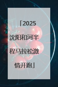 2025沈阳和河半程马拉松激情开跑