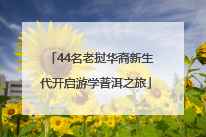 44名老挝华裔新生代开启游学普洱之旅